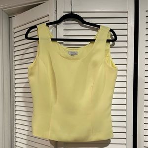 Tahari yellow top
